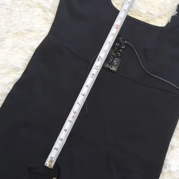 Blackmilk Lace Up Push It Underbust Corset Black Catsuit Jumpsuit Size XL - Picture 15 of 16
